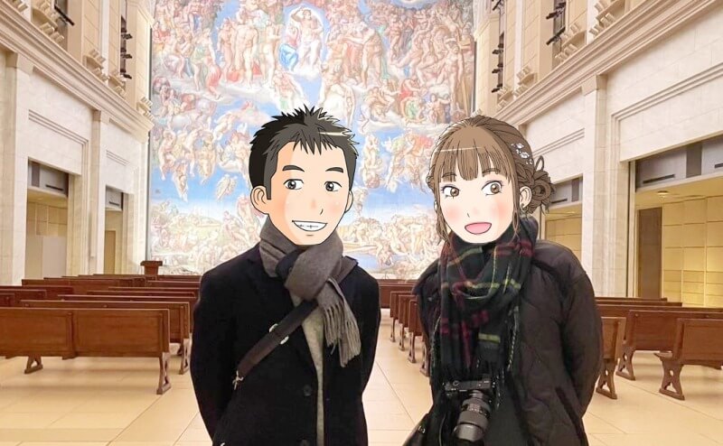 カメラが好きで、美術館やイルミネーションなど、私が行きたいところへ連れて行ってくれました。
気を遣わず、居心地がとても良かったので、彼と結婚しようと思いました。
